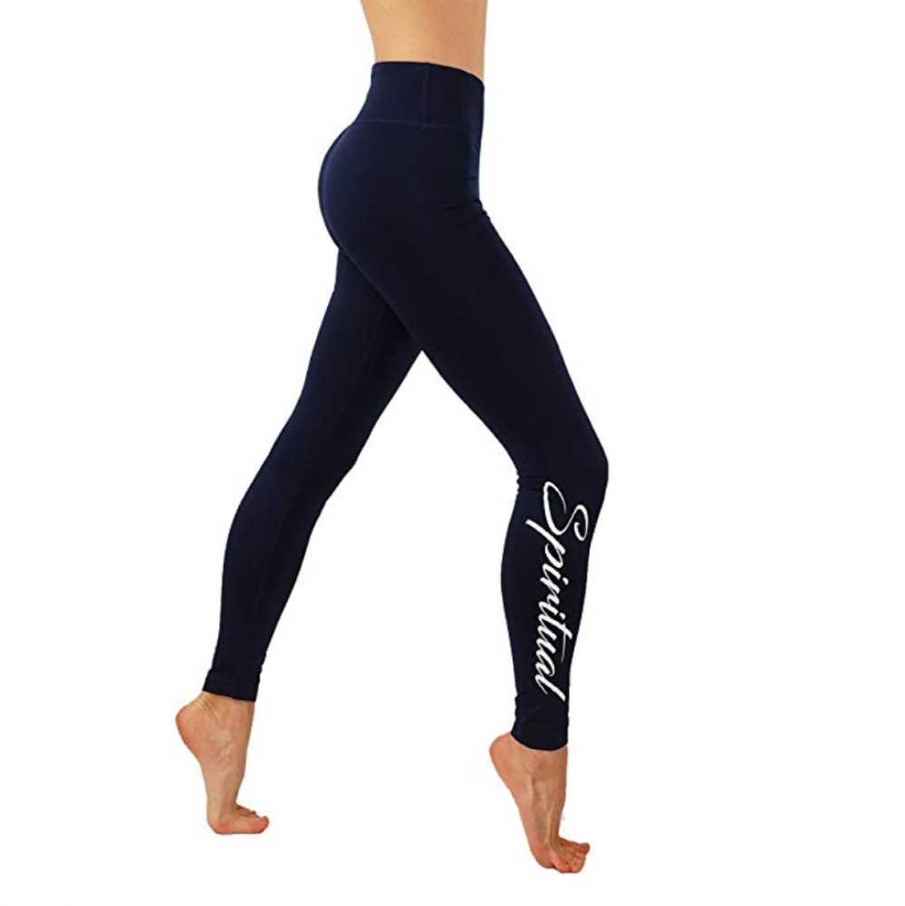 Yoga Power Flex Word Printed Compress